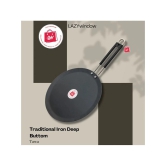 LAZYWINDOW Iron Dosa Tawa ( Pack of 1 ) - Black