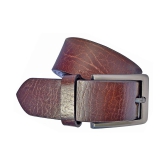 Loopa Brown Leather Formal Belt - 40