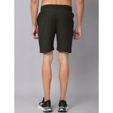 Rodamo  Men Green Slim Fit Sports Shorts