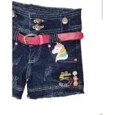 Arshia Fashions - Blue Denim Girls Hot Pants ( Pack of 1 ) - None