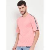 AUSTIZ - Peach Cotton Blend Regular Fit Mens T-Shirt ( Pack of 1 ) - None