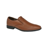 Ajanta Tan Mens Slip On Formal Shoes - None