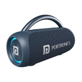 Portronics Radiant 30 W Bluetooth Speaker Bluetooth V 5.3 with USB,Aux Playback Time 6 hrs Blue - Blue