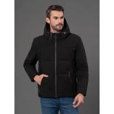 RedTape Hooded Jacket for Men | Padded & Detachable Hood | Enhanced Comfort