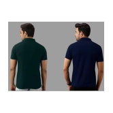 SKYRISE - Multicolor Cotton Blend Slim Fit Men's Polo T Shirt ( Pack of 2 ) - None