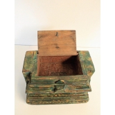 Vintage Wooden Rustic Toda Storage Box