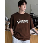 clafoutis Cotton Relaxed Fit Printed Half Sleeves Mens Polo T Shirt - Brown ( Pack of 1 ) - None