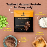 Auric Vegan Protein Powder | 21g Protein & 6g BCAA | Dark Chocolate 8 Sachets