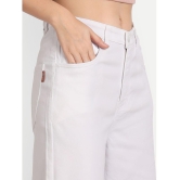 AngelFab - White Denim Flared Women''s Jeans ( Pack of 1 ) - None