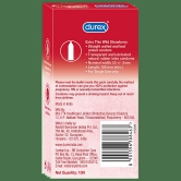 Durex Extra Thin Strawberry Flavoured Condom, 10 pcs