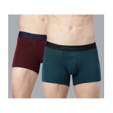 Force NXT Pack of 2 Cotton Mens Trunks ( Multicolor ) - None