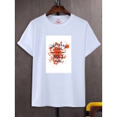 NITYANAND CREATIONS Round Neck White Holi T-Shirt for Men-Holi-T-Shirt