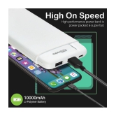 Portronics Power Pro 10K:10000mAh Power Bank with Dual Output ,White (POR 1209) - White