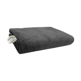 SOFTSPUN Microfiber Cloth - 1 pcs - 40x40 cms - 340 GSM Grey- Thick Lint & Streak-Free Multipurpose Cloths - Automotive Microfibre Towels for Car Bike Cleaning Polishing Washing & Detailing