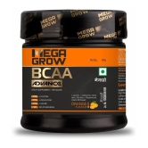 Megagrow Advance BCAA Intra/Pre Workout Supplements for Men Women|Orange Flavored,400g-29 Servings