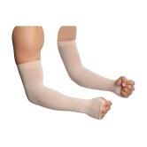 Auto Hub Beige Solid Riding Sleeves ( Set of 2 ) - Free Size