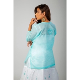 Ladies New Fashion Hand Chikankari Skirt Top