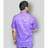 DESHBANDHU DBK Linen Regular Fit Mens Formal Shirt - Purple ( Pack of 1 ) - None