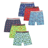 Lux Cozi - Multicolor Cotton Boys Trunks ( Pack of 6 ) - None