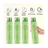 Milton Prime 1000 Pet Water Bottle, Set of 5, 1 Litre Each, Green - Green