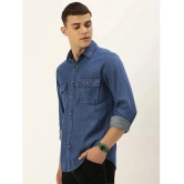 Bene Kleed 100% Cotton Regular Fit Solids Full Sleeves Mens Casual Shirt - Blue ( Pack of 1 ) - None