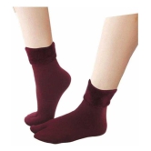 PENYAN Womens Multicolor Fur Solid Combo Ankle Length Socks ( Pack of 5 ) - None