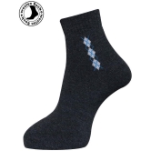 Dollar - Woollen Mens Self Design Multicolor Ankle Length Socks ( Pack of 3 ) - Multicolor