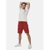 Radprix Red Cotton Mens Shorts ( Pack of 1 ) - None