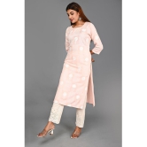 AMIRA'S INDIAN ETHNICWEAR - Pink Rayon Women's Stitched Salwar Suit ( ) - None