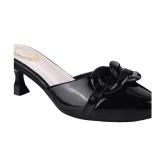 Shoetopia Black Women''s Mules Heels - None