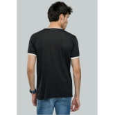 LEEBONEE - Black Cotton Blend Regular Fit Men's T-Shirt ( Pack of 1 ) - None