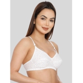 ILRASO - White Cotton Non Padded Women's T-Shirt Bra ( Pack of 1 ) - None