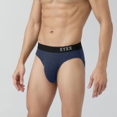 Pace Cotton Rib Briefs Estate Blue L