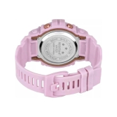 Rhonium Pink Dial Digital Girls Watch ( Pack of 1 )