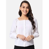 ALL WAYS YOU - White Polyester Womens Shirt Style Top ( Pack of 1 ) - None