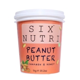 SIXNUTRI All Natural Stone Ground Keto Vegan Diet Peanut Butter with Cinnamon and Honey-1KG