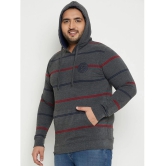 AUSTIVO Fleece Hooded Mens Sweatshirt - Grey ( Pack of 1 ) - None