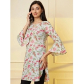 Tissu Cotton Printed Straight Womens Kurti - Green ( Pack of 1 ) - None