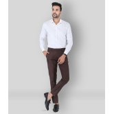 SREY - Coffee Polycotton Slim - Fit Men's Chinos ( Pack of 2 ) - None