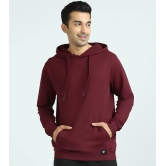 Cruze French Terry Cotton Hoodies Auburn Red XXL