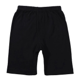 Bodycare - Black Cotton Girls Cycling Shorts ( Pack of 3 ) - None