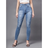 Miss Chase - Blue Denim Skinny Fit Womens Jeans ( Pack of 1 ) - None