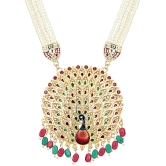 Bhagya Lakshmi - Multi Color Alloy Necklace Set ( Pack of 1 ) - Multi Color