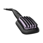 PHILIPS 50 Watt Thermo Protect Technology Heated Hair Straightening Brush with Keratin-Infused Bristles Naturally Straight Hair in 5 mins