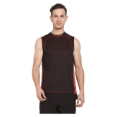 OFF LIMITS - Brown Polyester Regular Fit Mens Tanks ( Pack of 1 ) - 2XL