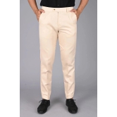 MANCREW - Beige Viscose Slim - Fit Mens Formal Pants ( Pack of 1 ) - None