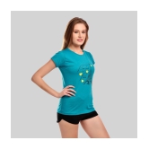 Elina Turquoise Cotton Tees - Single - None