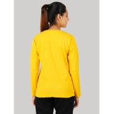 ferocious - Yellow Cotton Blend Regular Fit Womens T-Shirt ( Pack of 1 ) - None