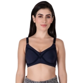 LacyLuxe Full Coverage/Seamless Padded Bra Women T-Shirt Lightly Padded Bra-36B / Navy / Nylon