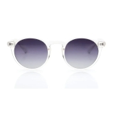 Grey Round Sunglasses for Unisex